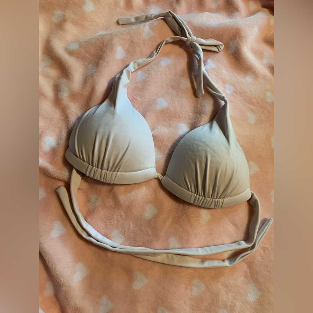 White bikini top